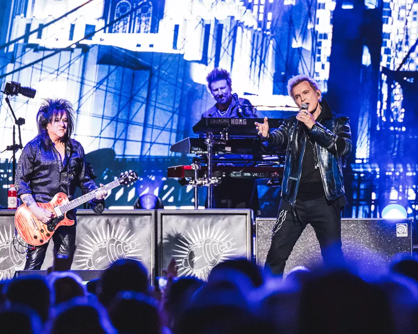 Man performing in band