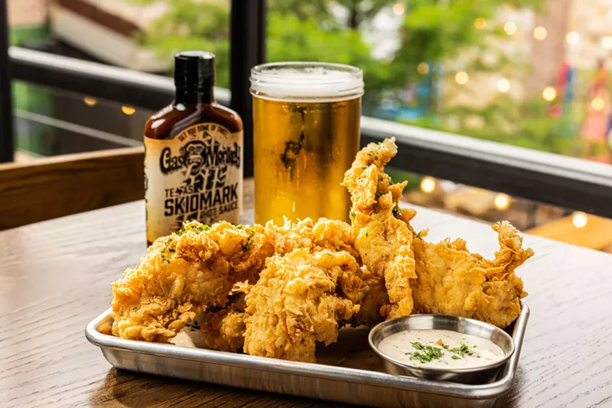 chicken strips at Gas Monkey