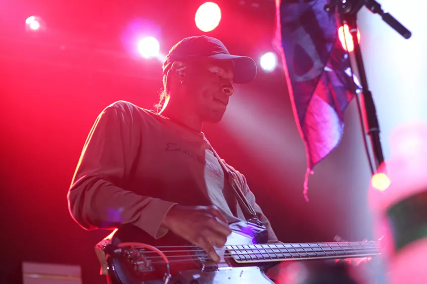 Man performing on stage