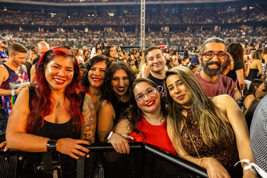 This is a photo of fans