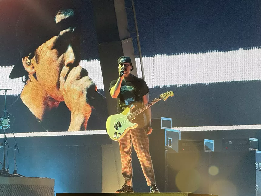 Man singing on stage