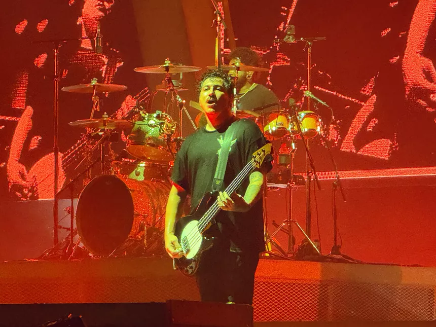 Band on stage