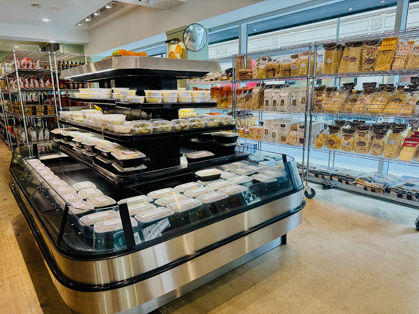 Ready-made meals and grab-and-go items at Ari's.