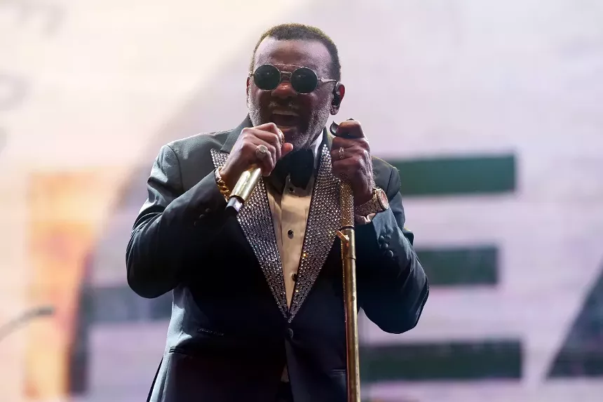 Man singing on stage