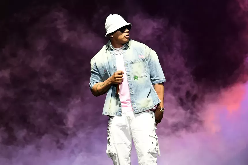 Man performing on stage