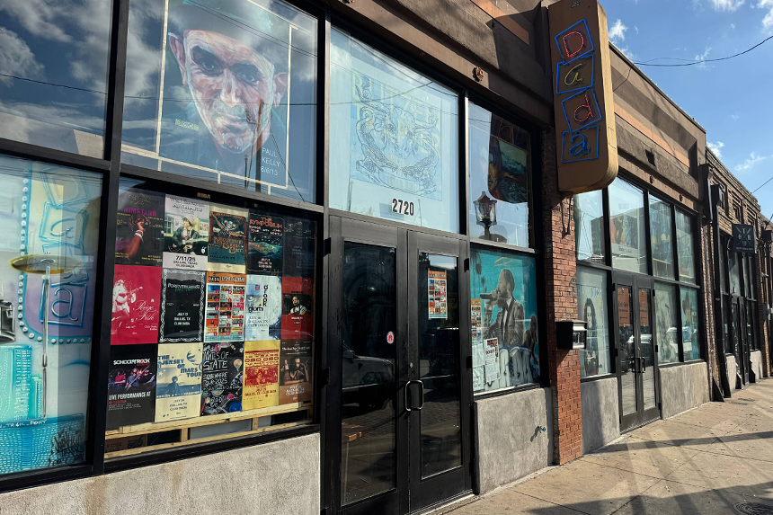 A picture of a music venue