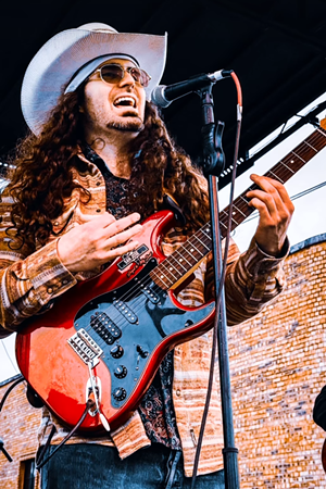 Man performing on stage
