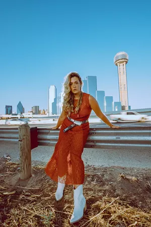 Woman posing for a photo in Dallas