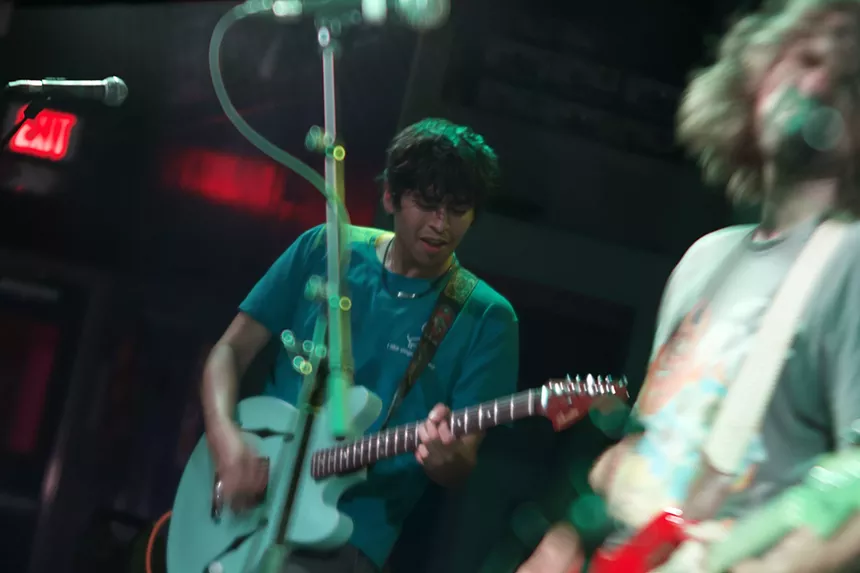 Band performing on stage