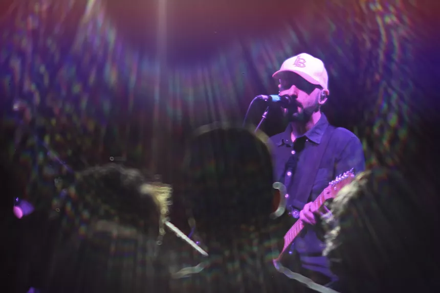 Band performing on stage