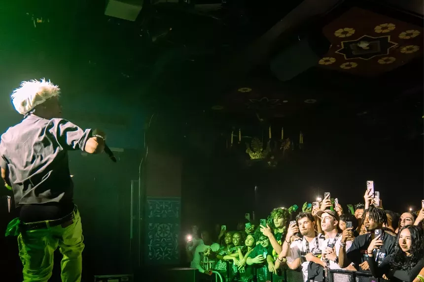 Man performing on stage