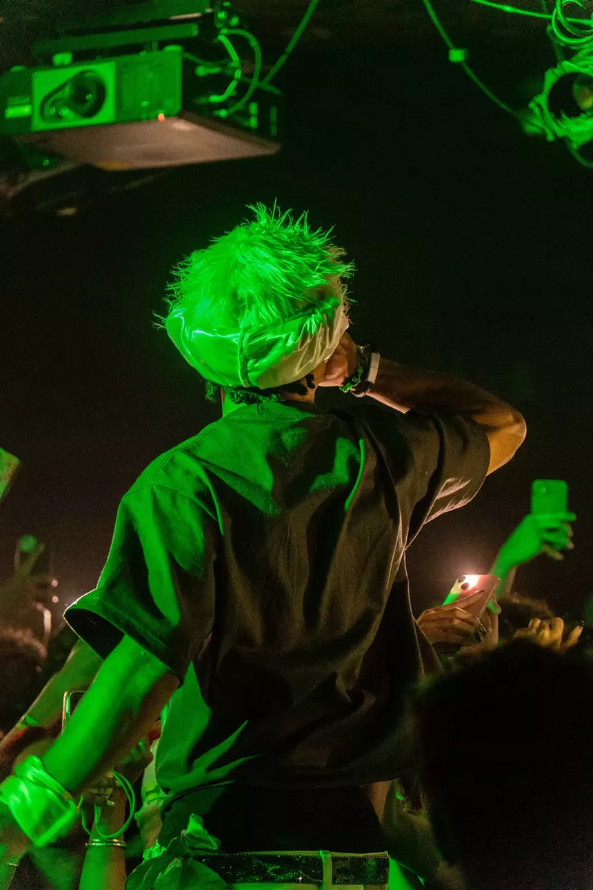 Man performing on stage