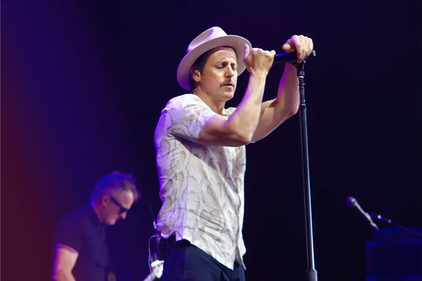 Band performing on stage