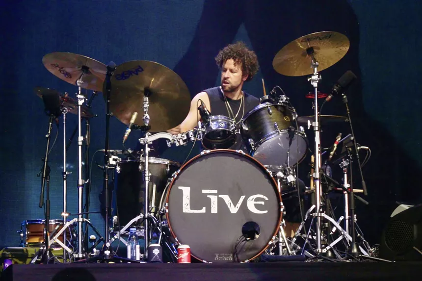 Band performing on stage