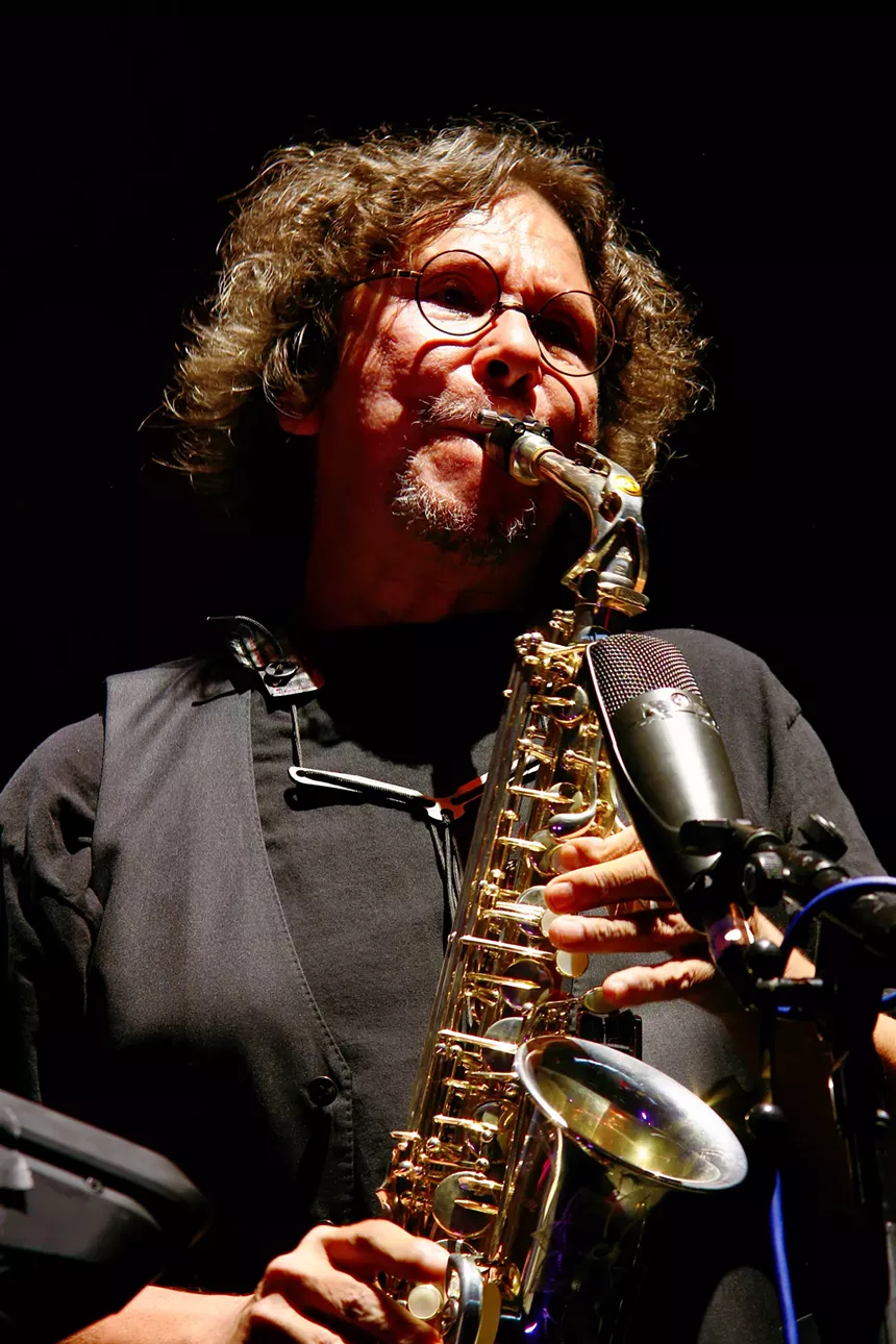 Man performing on stage