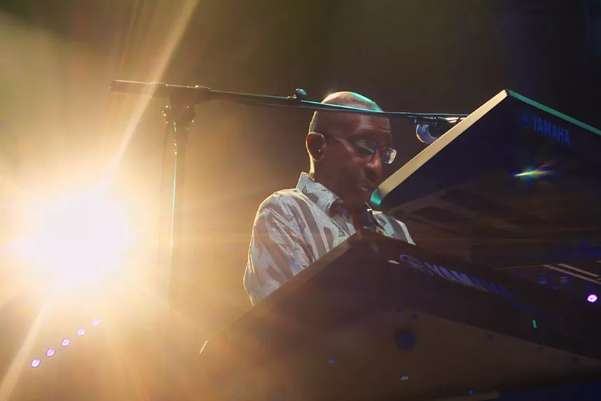Man performing on stage