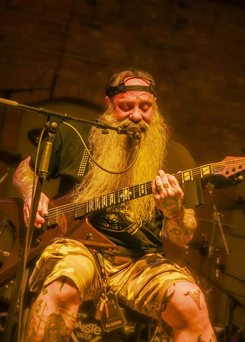 Man performing on stage