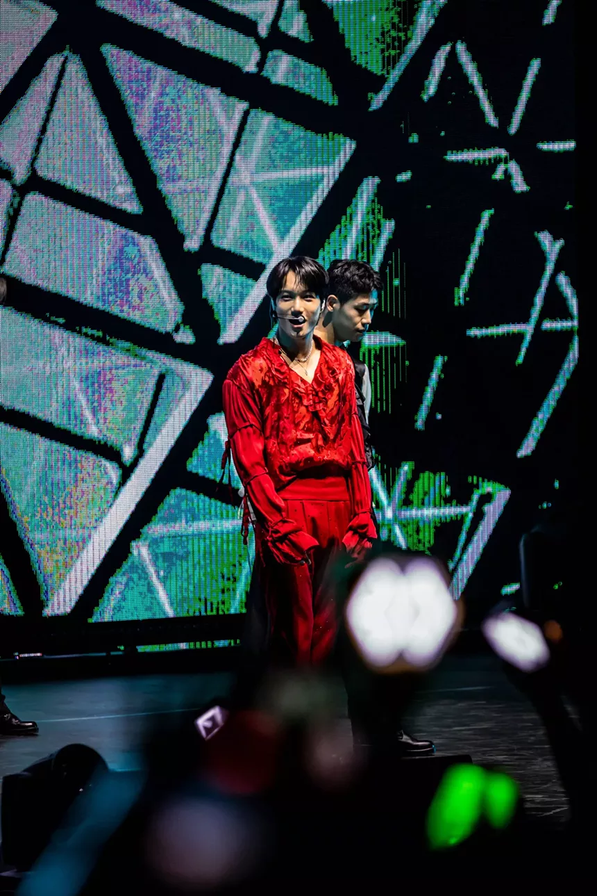 Man performing on stage