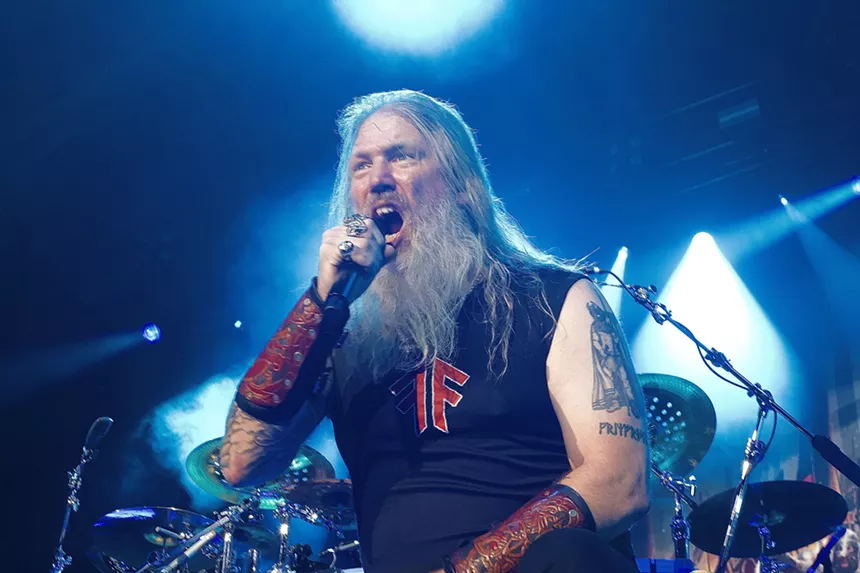 Man performing on stage