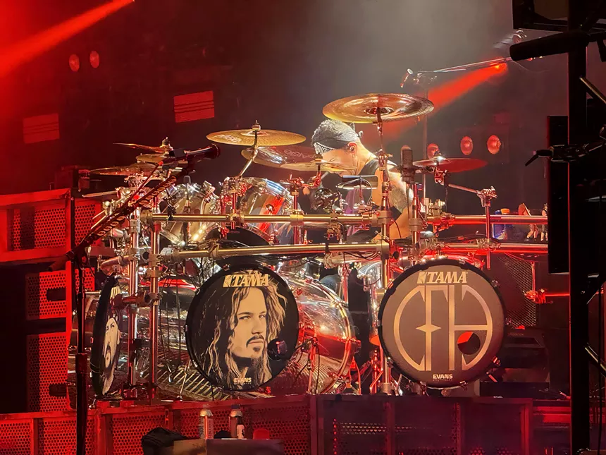 Band performing on stage