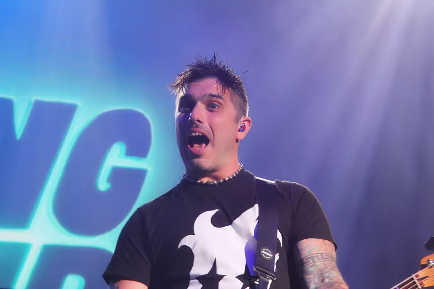 Man performing on stage