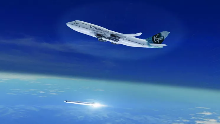 Best known for its plans to put tourists into sub-orbital spaceplanes, Virgin Galactic also wants to launch satellites from airplanes. Work on this project is being done in Waco — a sign of things to come? - VIRGIN GALACTIC