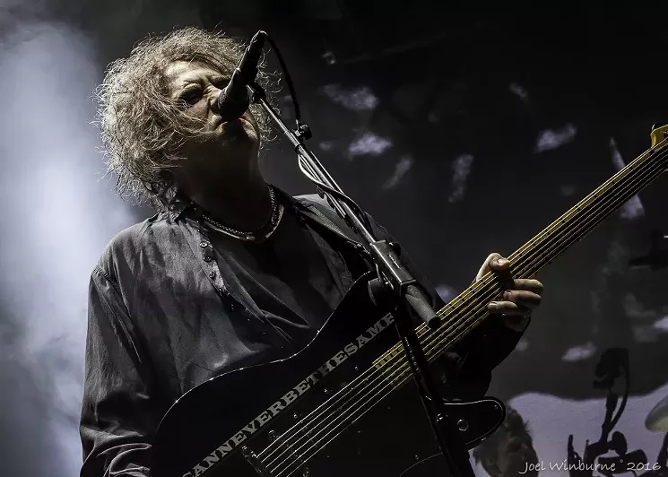 Winburne used to like shooting at small clubs, but now he prefers big shows such as The Cure at the American Airlines Center. This way he doesn't have to stand for four hours to secure a good spot. - JOEL WINBURNE