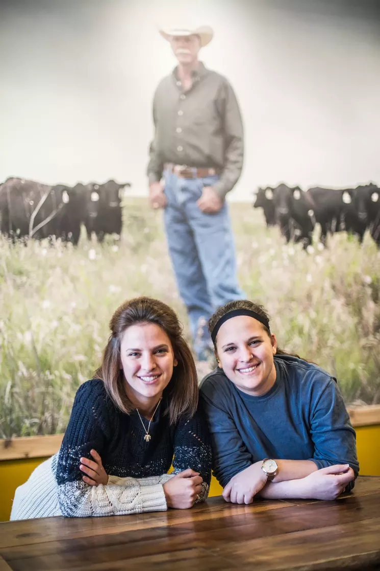 Jon and Wendy Taggart's daughters, Charley and Patsy, manage the Burgundy Beef Pasture store on Ross Avenue. - CAN TURKYILMAZ