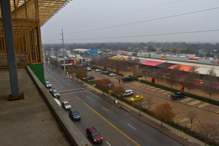 A view from condominiums going up on Singleton Boulevard in West Dallas. - MARK GRAHAM