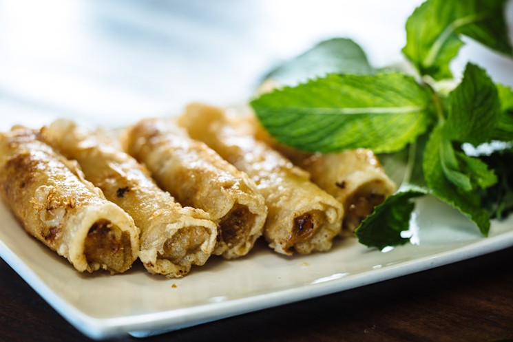 The egg rolls at La Me are over-the-top good. - KATHY TRAN