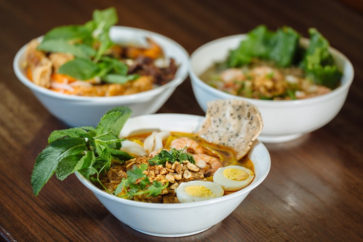 Bring a group of friends to La Me and order a few soups to share. - KATHY TRAN