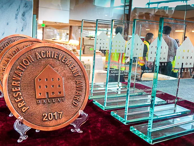 Eleven developments, residences and historic buildings were honored Wednesday night at the 18th annual Preservation Achievement Awards. - NICHOLAS BOSTICK