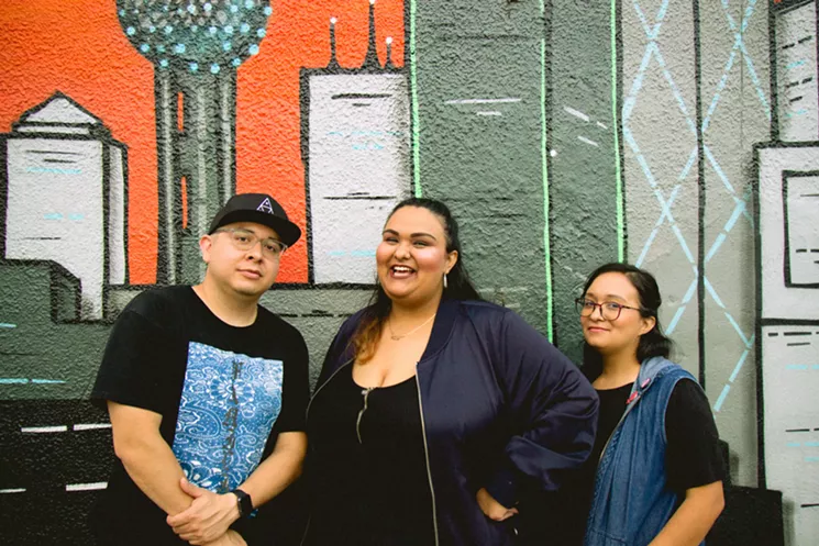 From left: Rafa Tamayo, Eva Arreguin and Pat Arreguin are the founders of De Colores. - MISAEL SANDOVAL