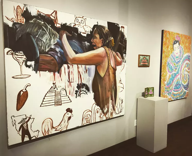 The topic for "Grey Space" on Saturday, June 10, is mental health. All of the artwork is curated from local artists. - EVA ARREGUIN