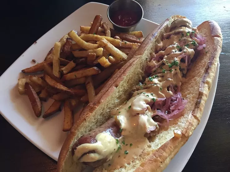 The ridiculous sausage sandwich finally settled the age-old debate: Length matters. - KATHRYN DEBRULER