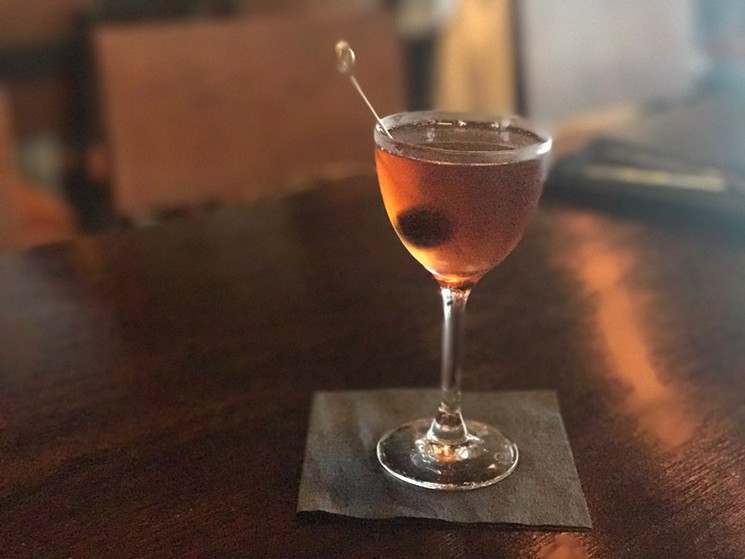 IdleRye offers well-made classic cocktails like the Vieux Carre . - BETH RANKIN