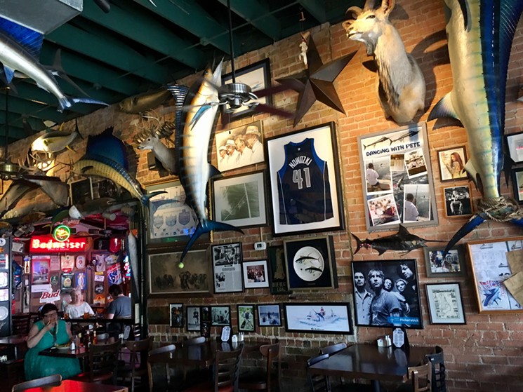 “Everything on these walls in here is a piece of history," says owner Pete Zotos. - NICK RALLO