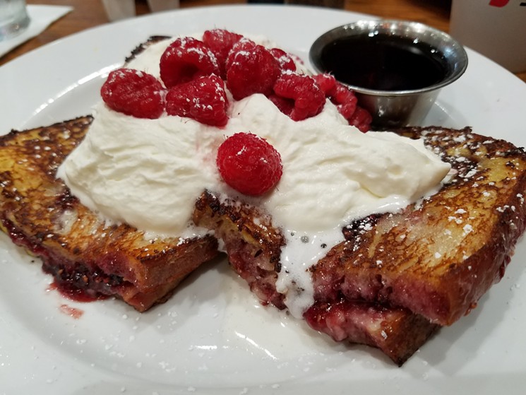 The Normandy French toast with an entirely unnecessary cup of syrup. - KATHRYN DEBRULER