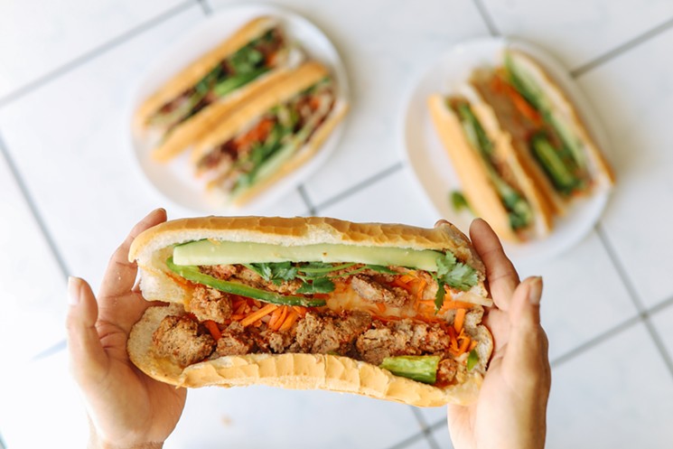 Quoc Bao Bakery makes some of the best banh mi in DFW. - KATHY TRAN