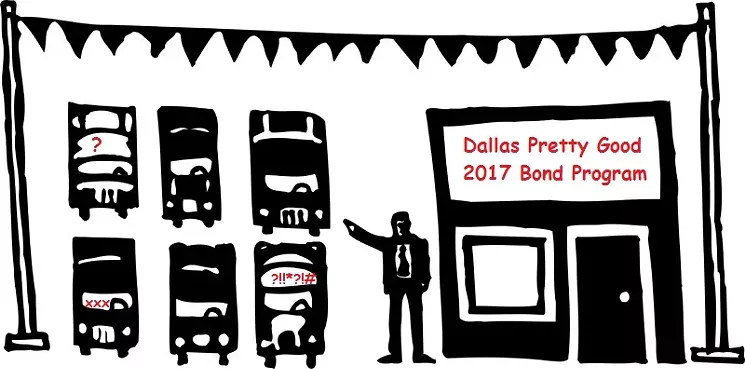 The best way to deal with the city's November bond proposal may be to grab our wallets and run for the gate. - APOLOGIES TO RON AND JOE, SHUTTERSTOCK