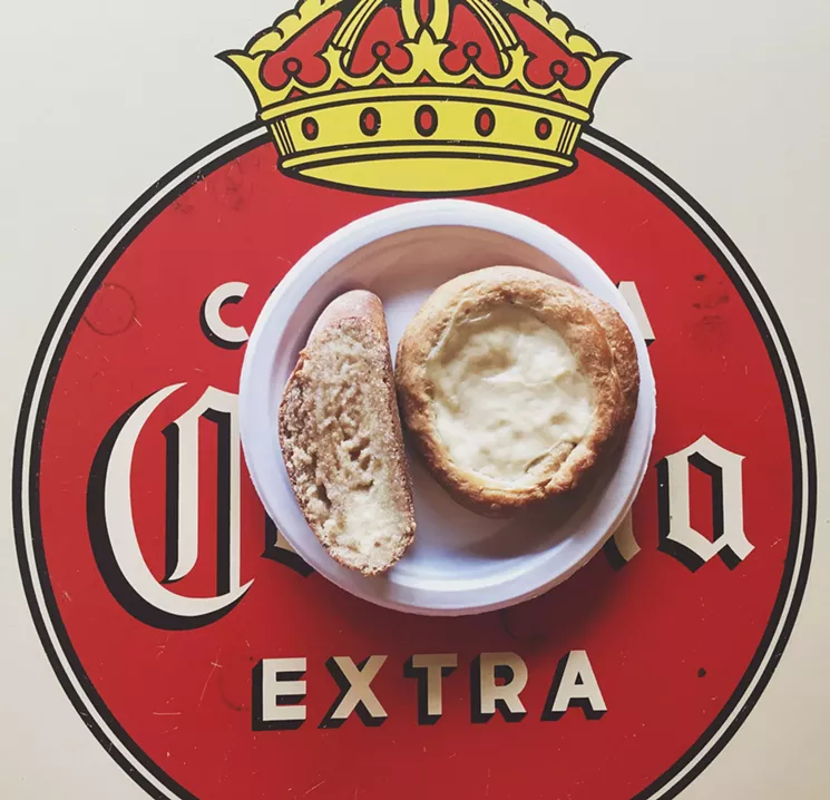 The restaurant serves baked good such as a Mexican tofu cream-cheese danish, as well as tacos, burritos and more. - LEAH PICKETT