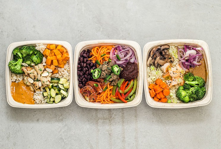 Gather Kitchen lets each customer choose a protein base and build a bowl around it with seasonal vegetables and housemade sauces. - COURTESY OF GATHER KITCHEN