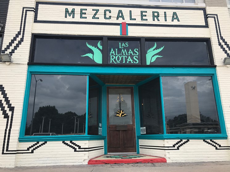 Las Almas Rotas, Dallas' first dedicated mezcaleria, opened in Expo Park in July. - BETH RANKIN