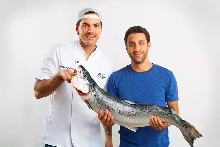 Matt McCallister (left) is joining the Malibu Poke team, led by TJ's Seafood owner Jon Alexis. - COURTESY OF KEVIN MARPLE/MALIBU POKE