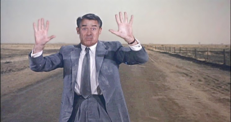 North by Northwest screens at Angelika Film Center Thursday as part of the Hitchcocktober series. - WIKIMEDIA COMMONS