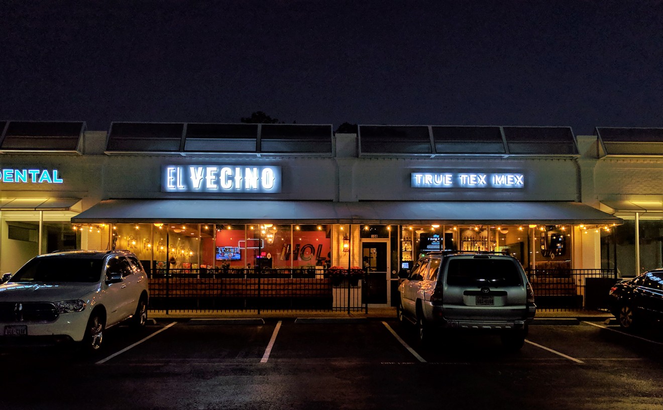 El Vecino True Tex Mex opened just east of White Rock Lake in mid-October.
