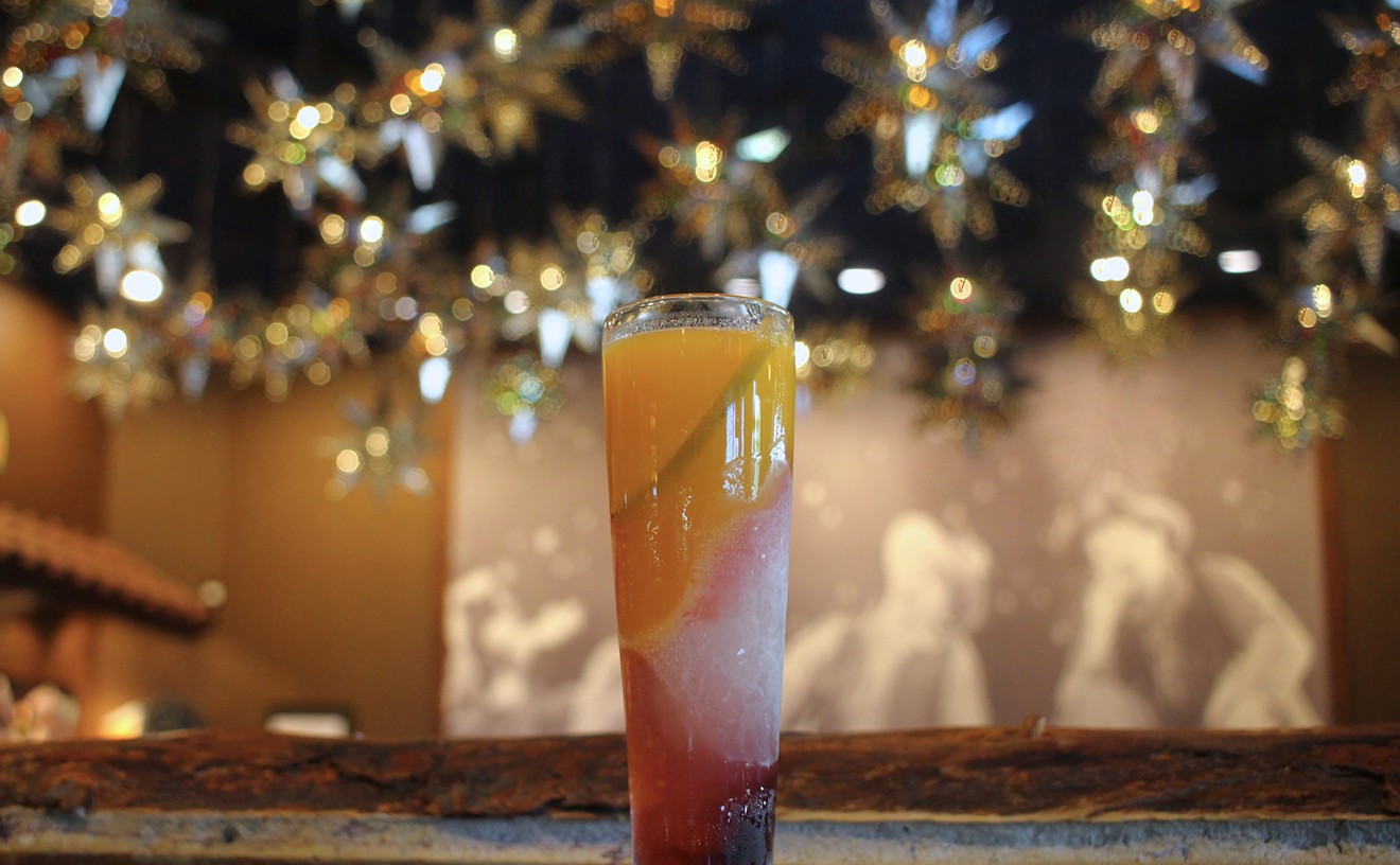 The Frozen Sunburst at Mariano's Hacienda will dim the lights with frozen sangria and tequila-infused strawberry and mango purees.