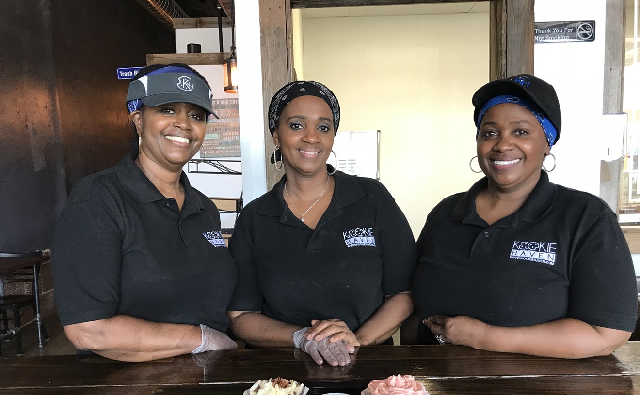(L-R) Sisters Darla McCuen, Shinita Briggs and Kim Haynes are the masterminds behind Oak Cliff bakery Kookie Haven.