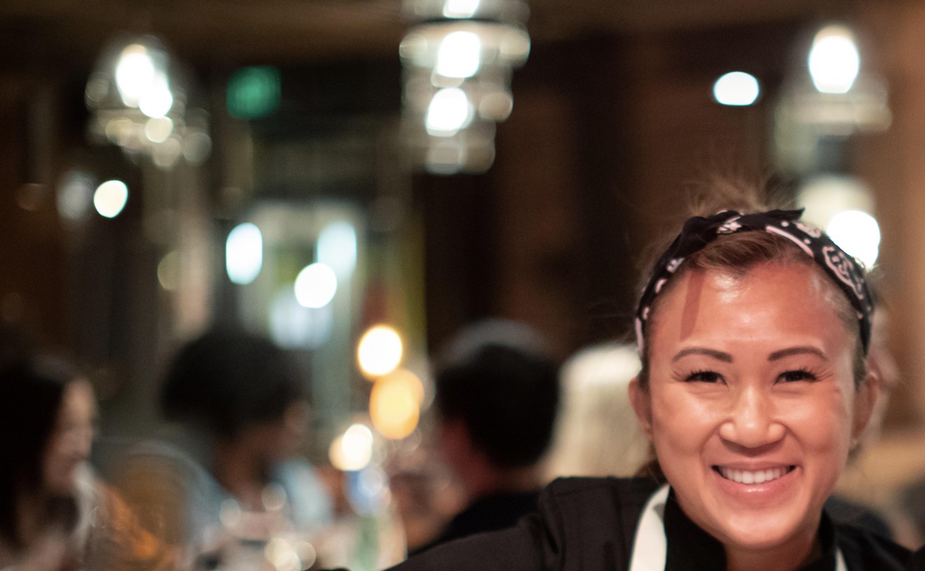 Chef Uno Immanivong at the Chefs Feed dinner in Seattle this past summer.