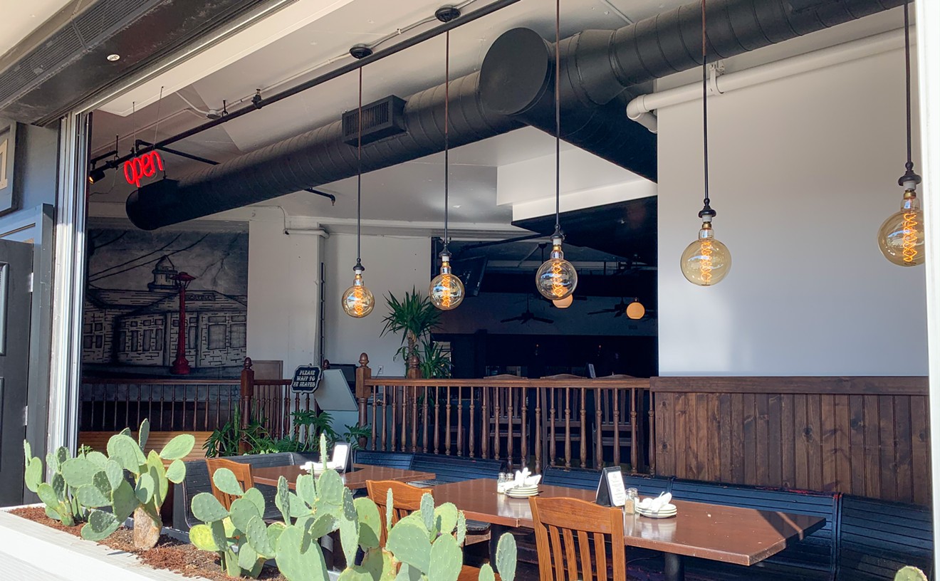 This space has been a few establishments over the last 10 years, and this look is welcomed (even if we're seeing more places that want to look like Marfa with their use of cacti).